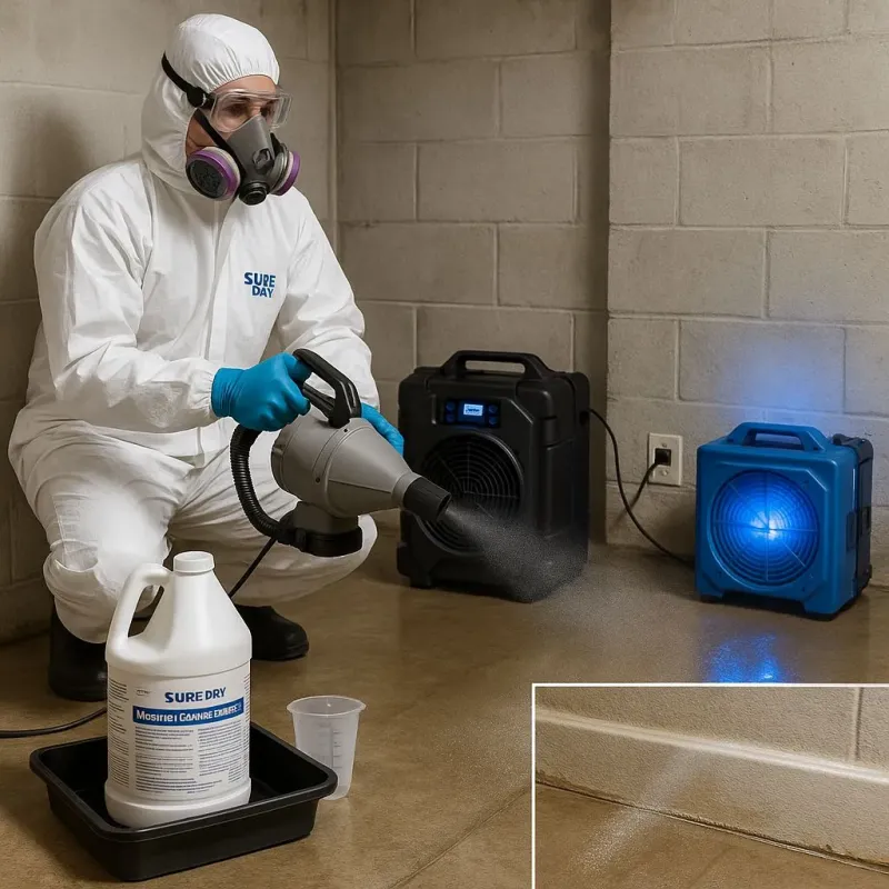 Sanitization and Odor Removal process in Hampstead, MD